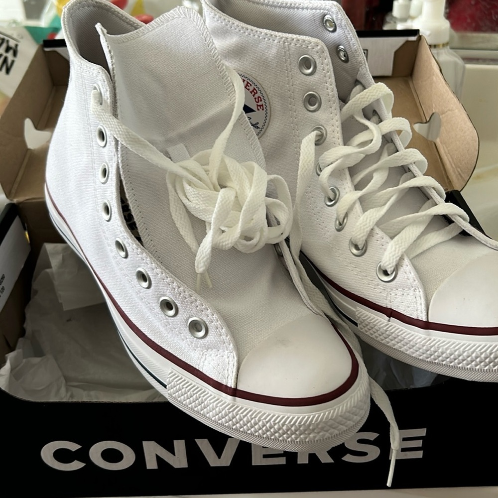 Converse Chuck Taylor All Star White High Top Shoes